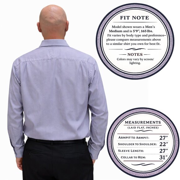 Charles Tyrwhitt Slim Fit Dress Shirt 18 Lilac Textured 100% Cotton L/S - Picture 5 of 10